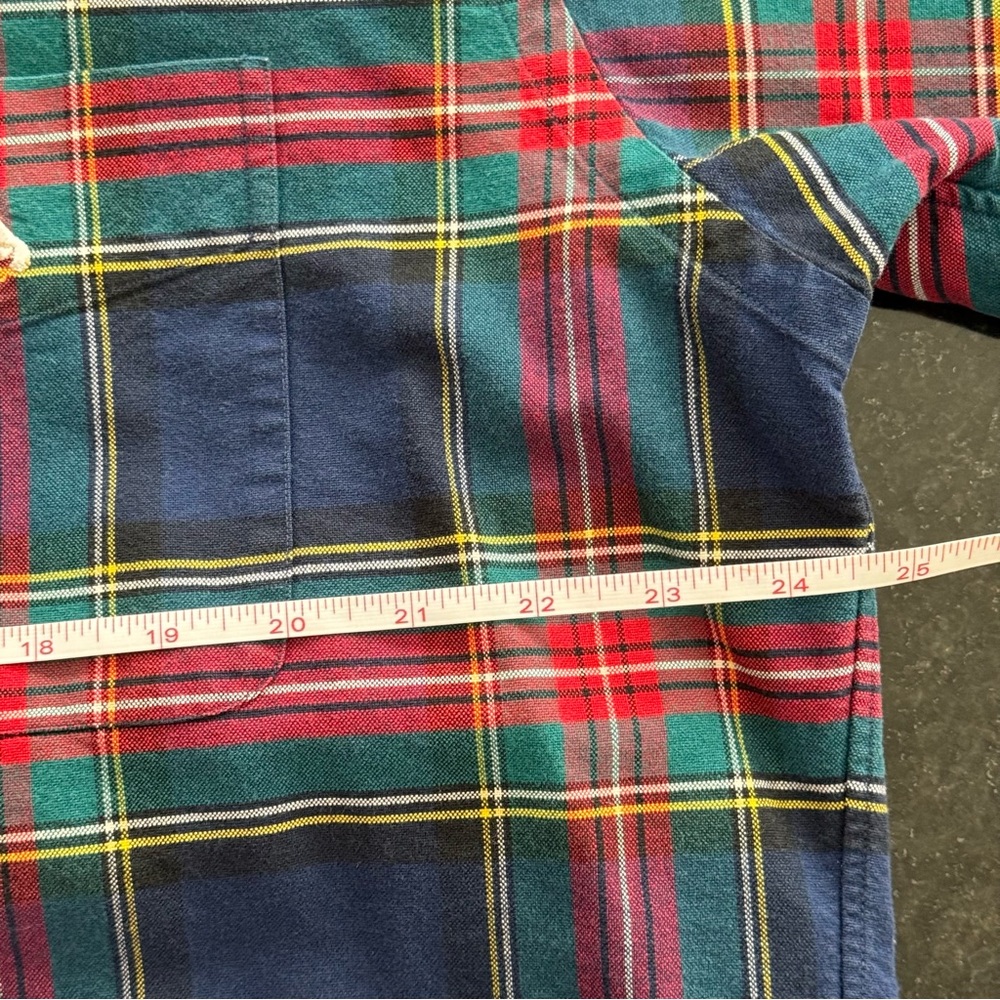Vintage (1990s?) Ralph Lauren Blake plaid 100% cotton button up shirt sz Medium - Picture 9 of 12